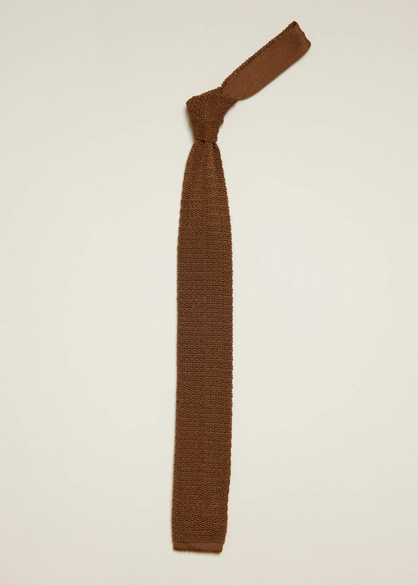 Cravate Crispy brun - Image 3